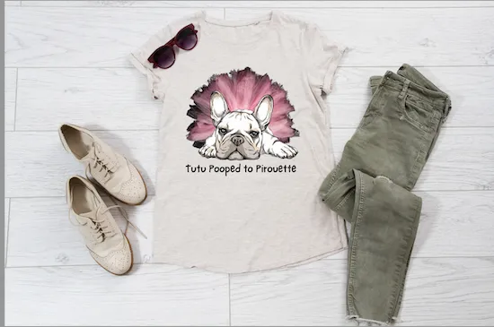 Tutu Pooped to Pirouette Tee - Image 2