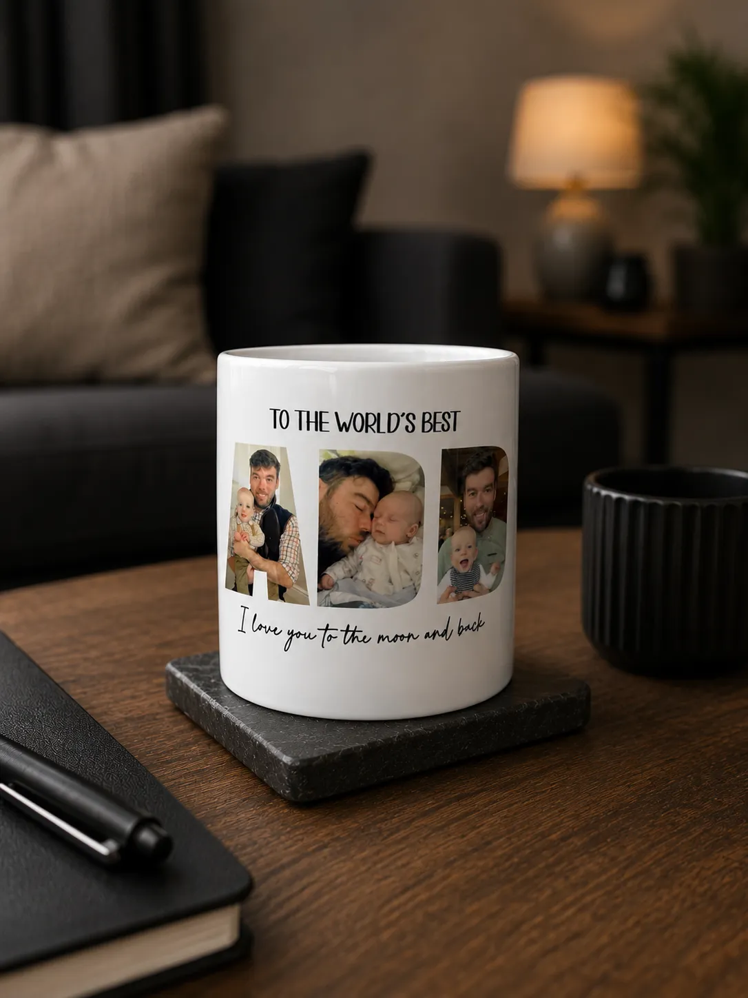Daddy Mug - Personalised photos - Father's Day/Birthday/Christmas  - Image 4