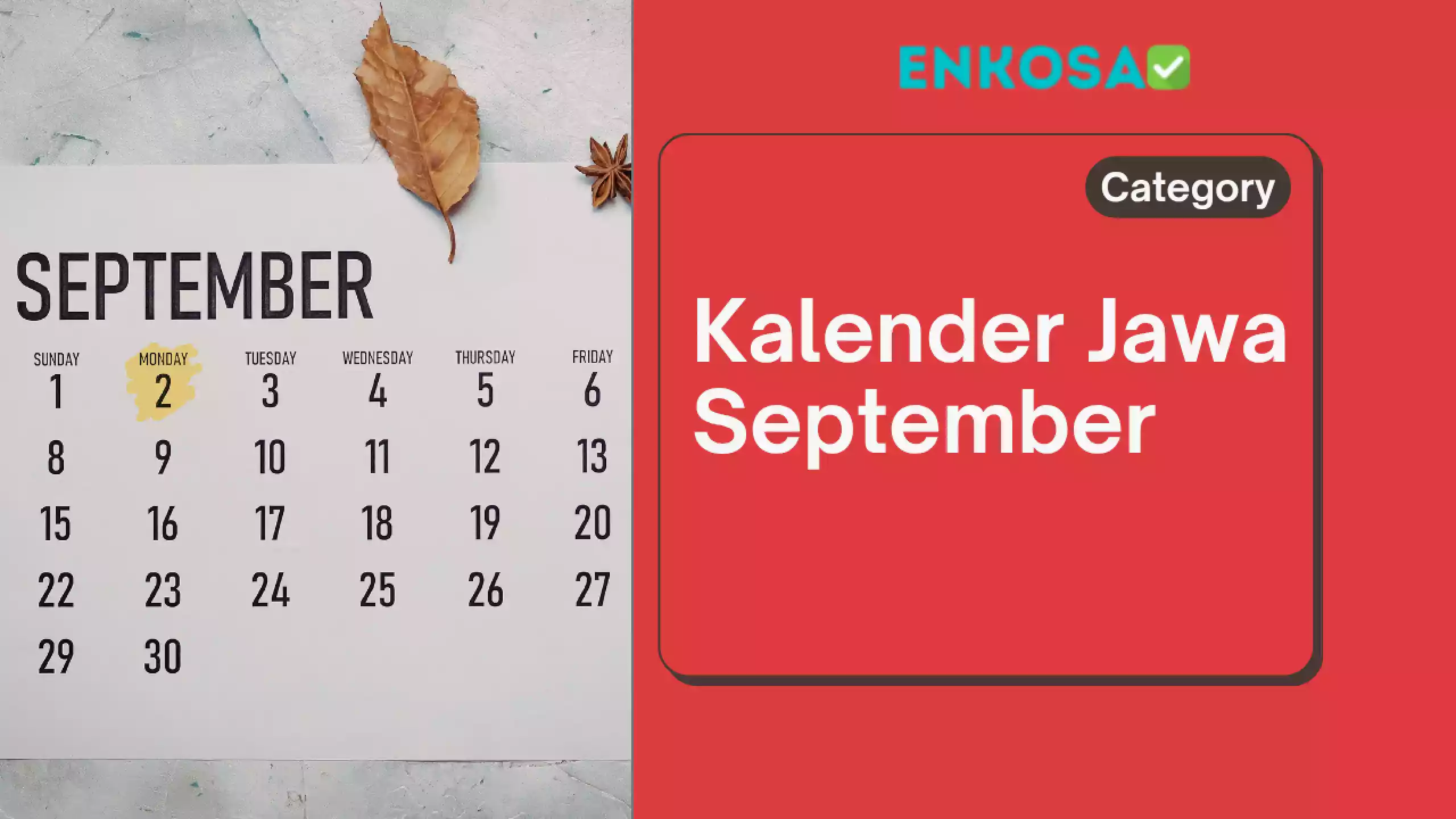 Kalender Jawa September