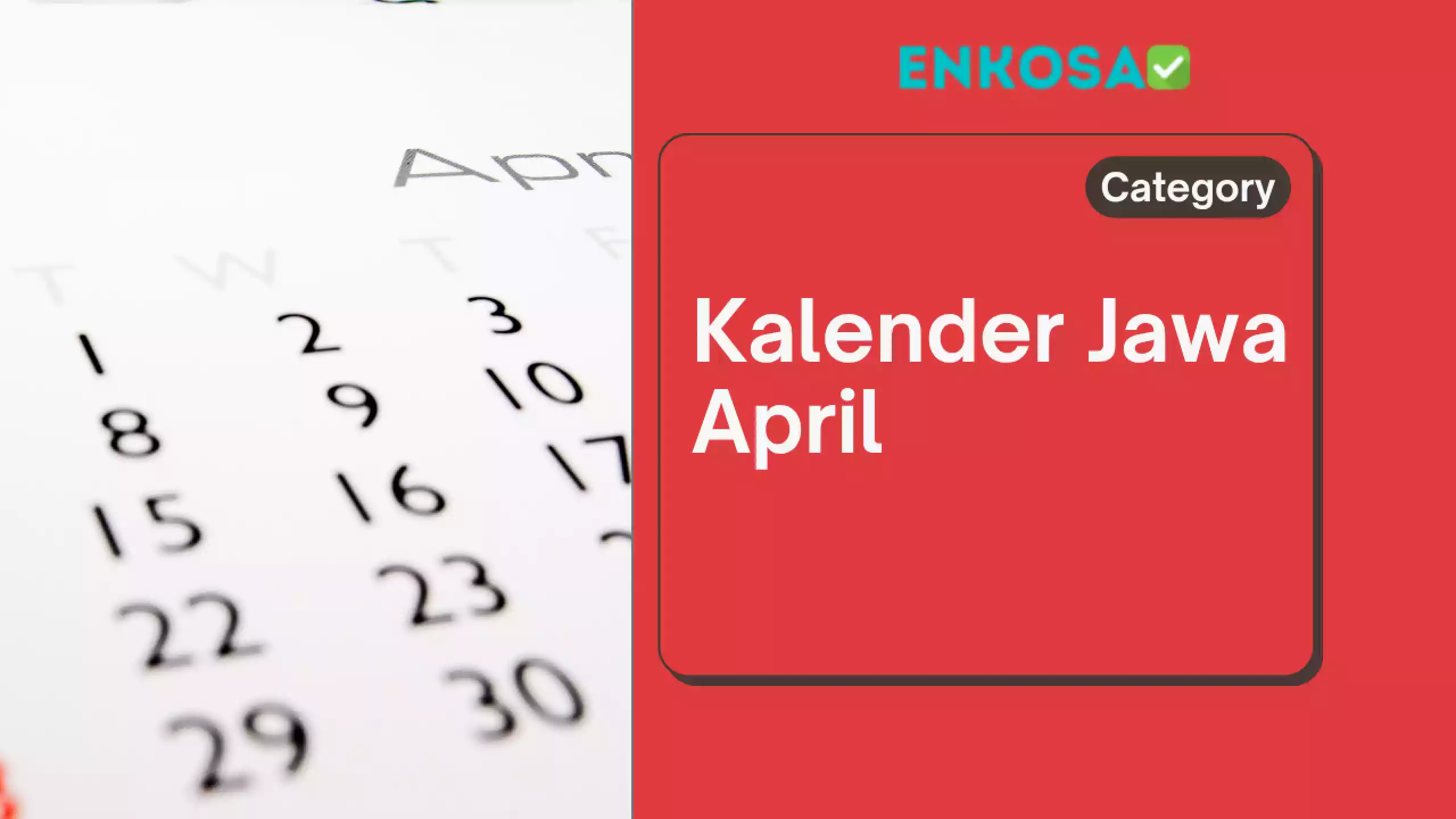 Kalender Jawa April