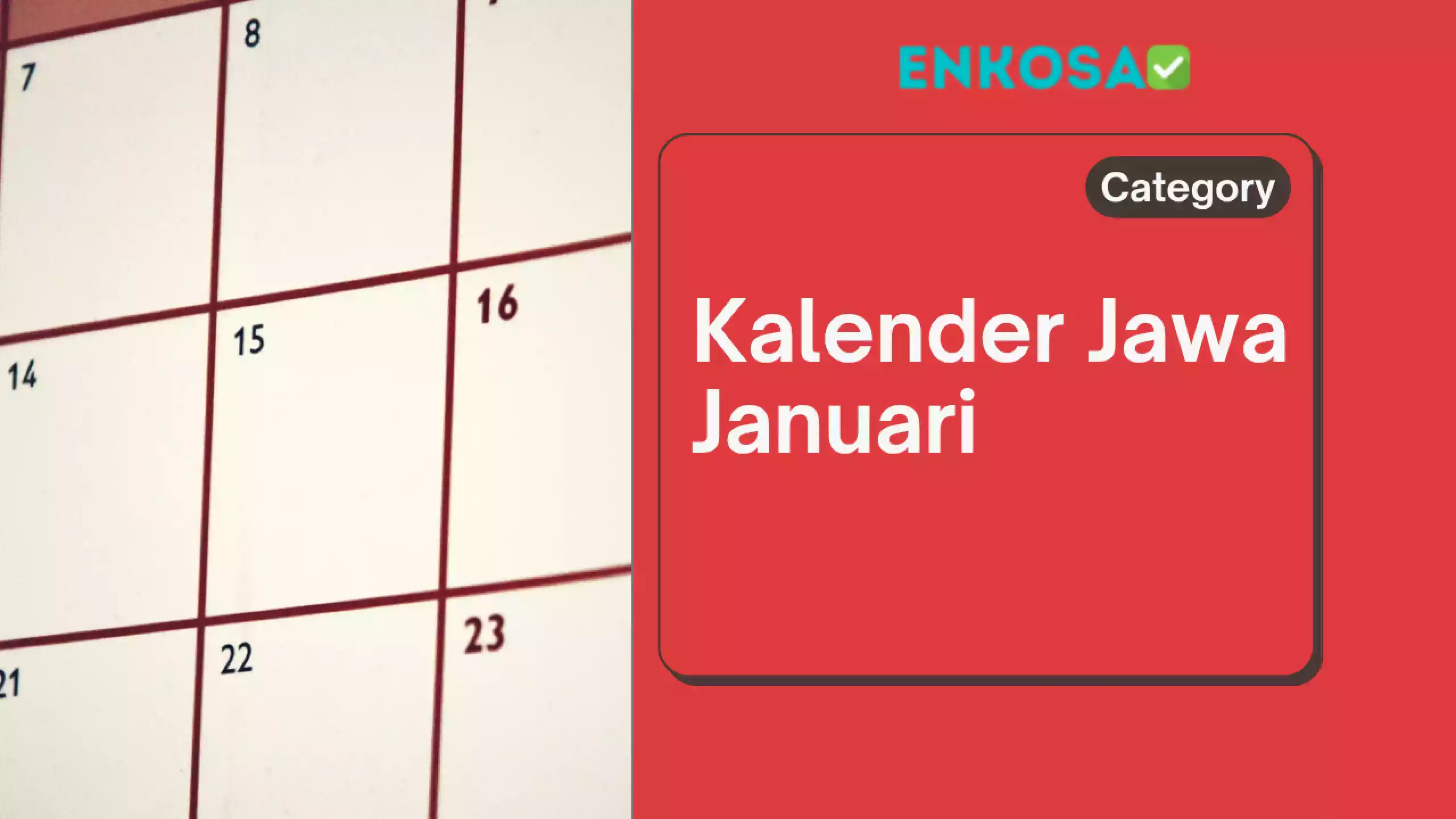 Kalender Jawa Januari