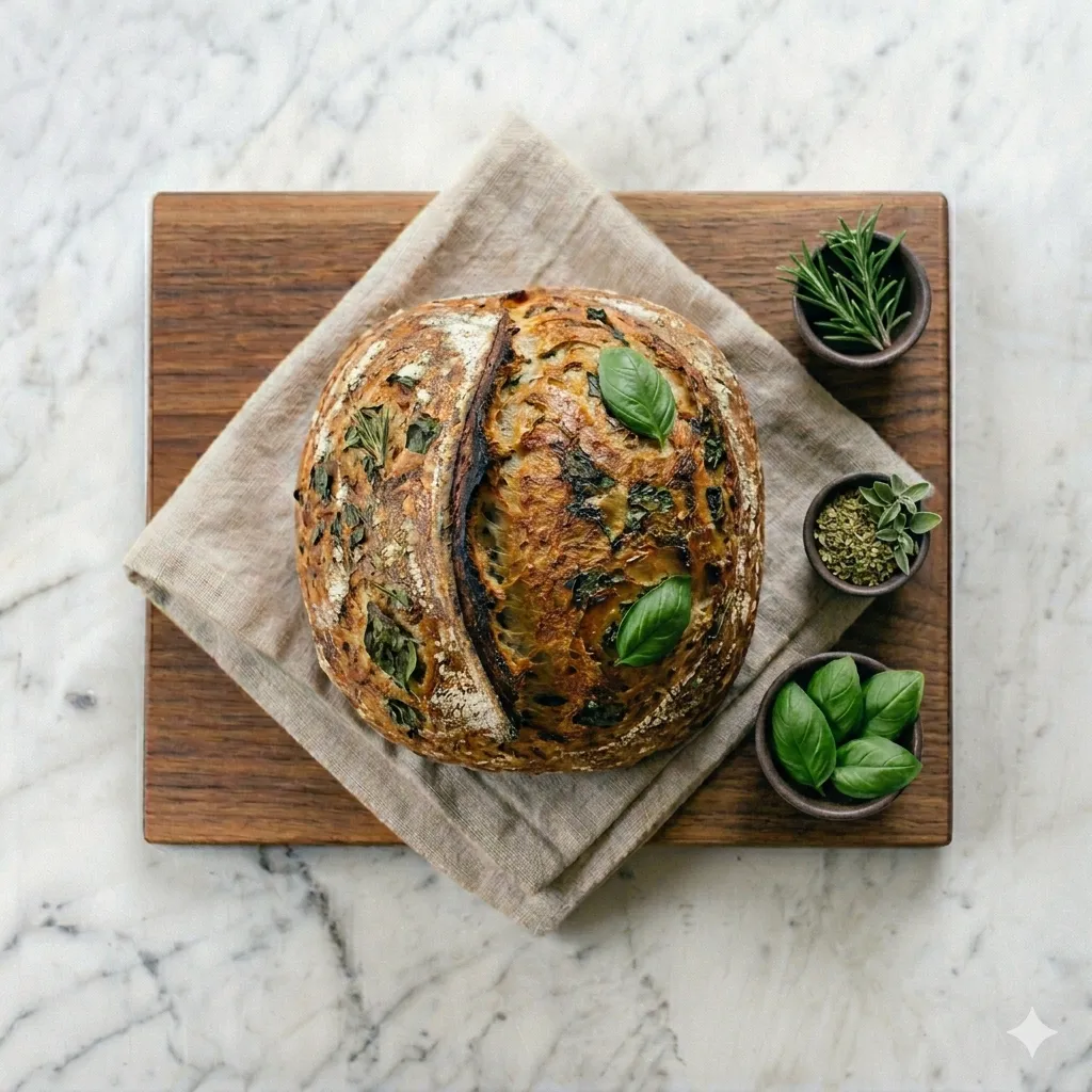 Italian Garden Sourdough ( cheese & herbs )