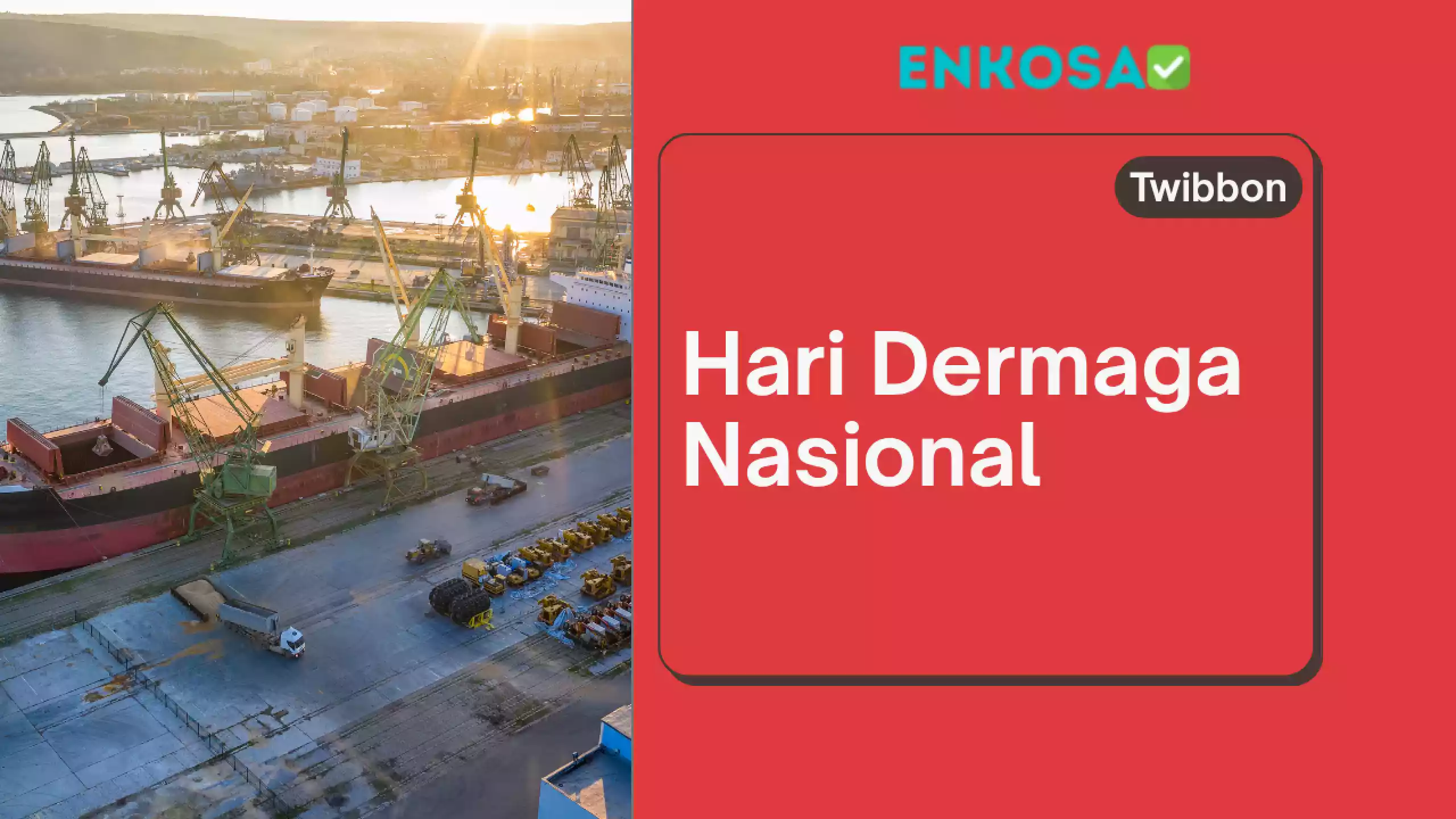 Gambar Twibbon Hari Dermaga Nasional 2026 Gratis
