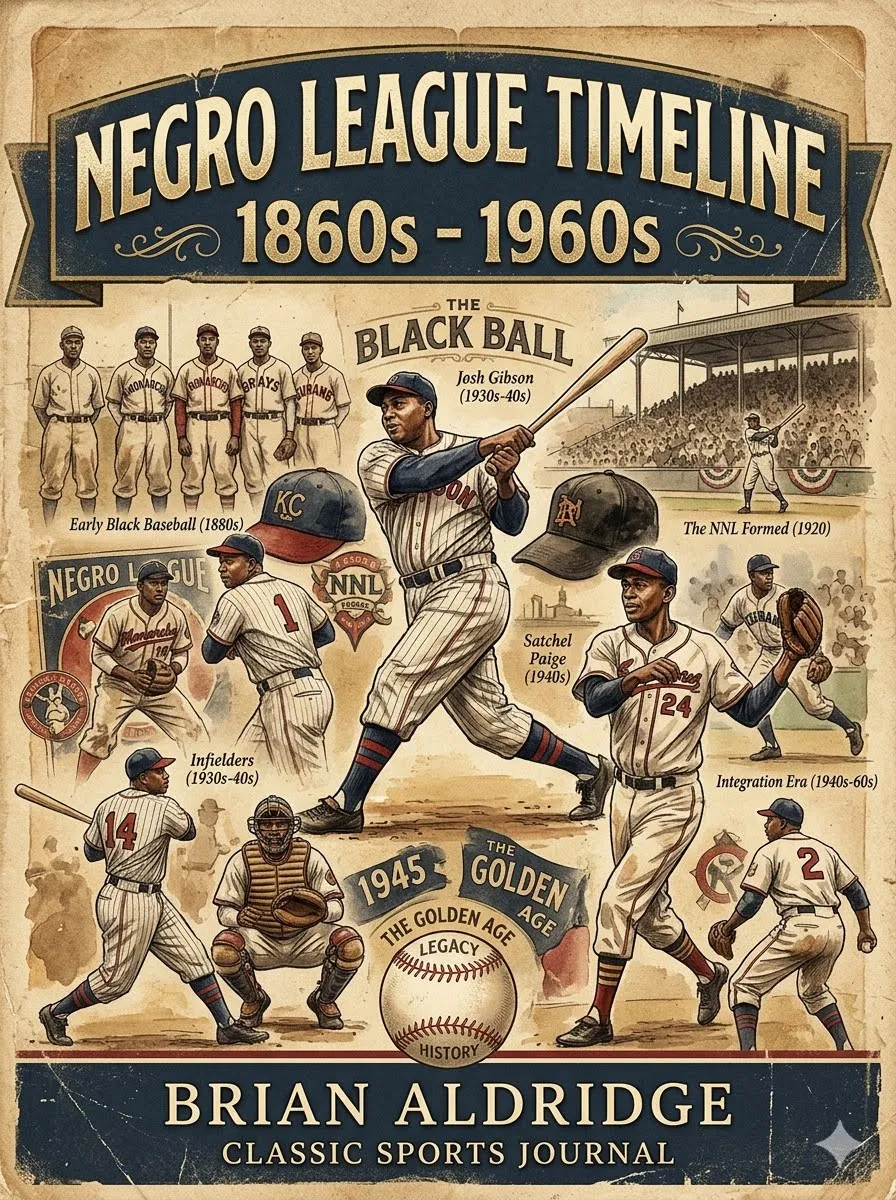Negro League Baseball Timeline 1860s-1960s
